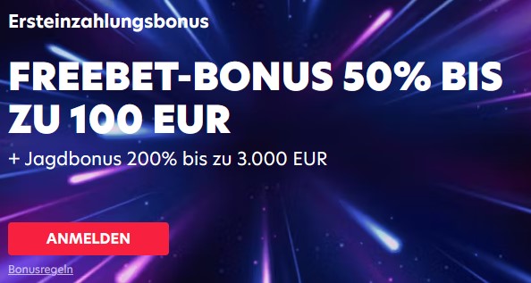 1Red Ersteinzahlungsbonus für Sportwetten