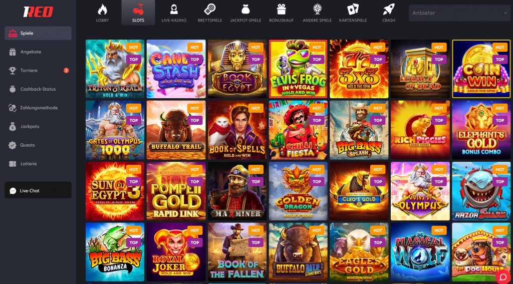 1Red Casino Beste Spielautomaten